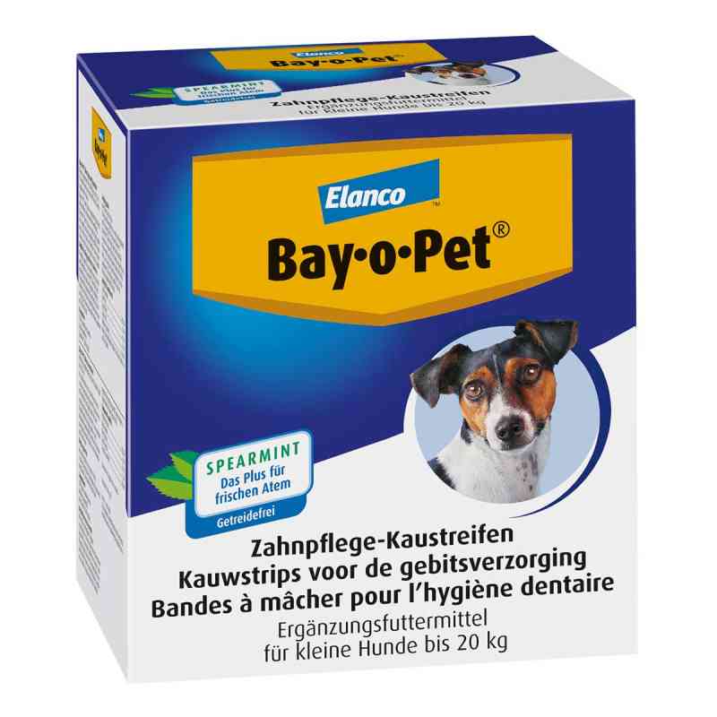 Bay O Pet Zahnpflege Kaustreifen Spearmint für kleine Hunde 140 g von Elanco Deutschland GmbH PZN 00679635
