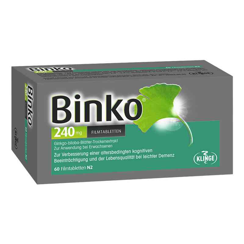Binko 240mg 60 stk von Klinge Pharma GmbH PZN 11645869