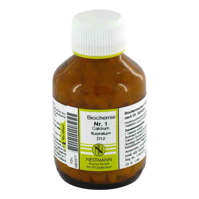 Biochemie 1 Calcium fluoratum D12 Tabletten 400 stk von NESTMANN Pharma GmbH PZN 05955577
