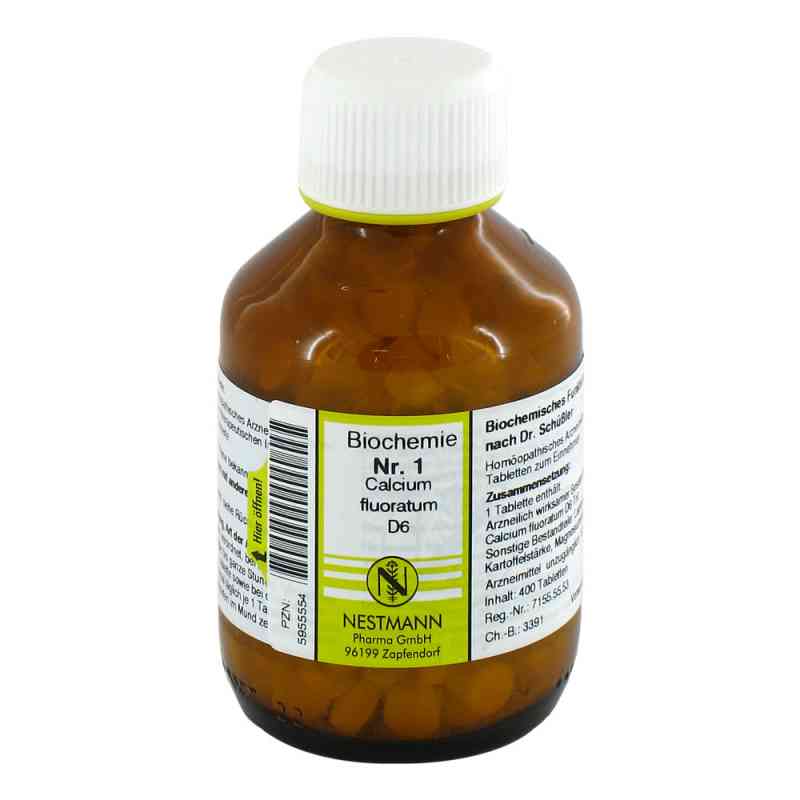 Biochemie 1 Calcium fluoratum D6 Tabletten 400 stk von NESTMANN Pharma GmbH PZN 05955554