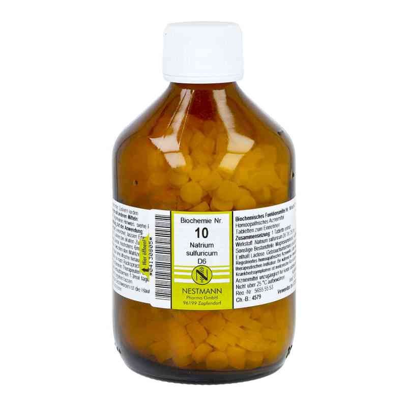 Biochemie 10 Natrium sulfuricum D6 Tabletten 1000 stk von NESTMANN Pharma GmbH PZN 04130805