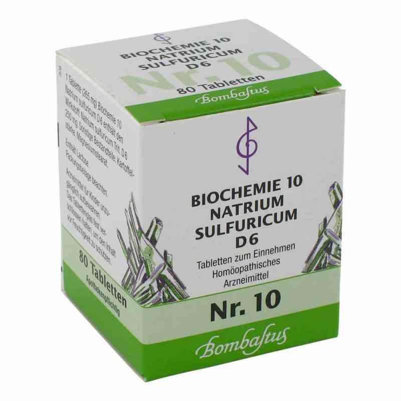 Biochemie 10 Natrium sulfuricum D6 Tabletten 80 stk von Bombastus-Werke AG PZN 01073834