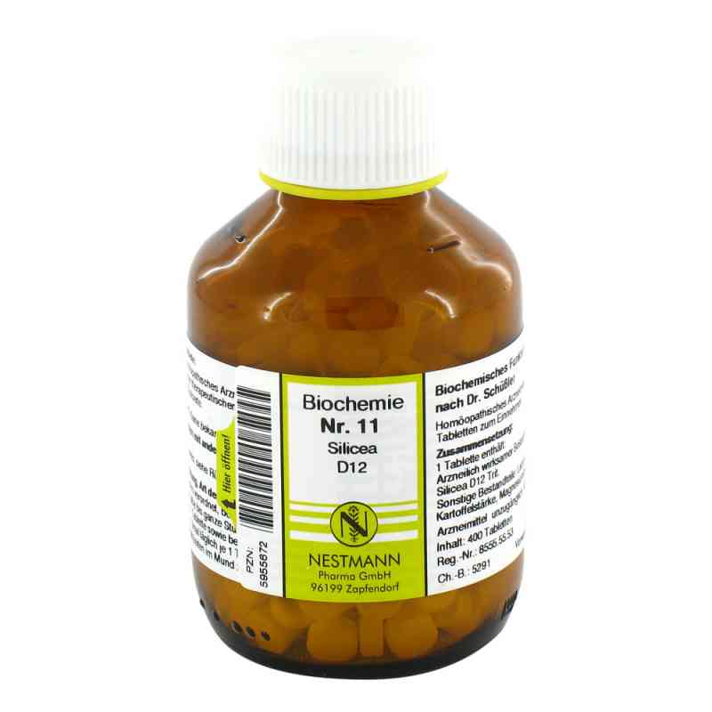 Biochemie 11 Silicea D12 Tabletten 400 stk von NESTMANN Pharma GmbH PZN 05955672
