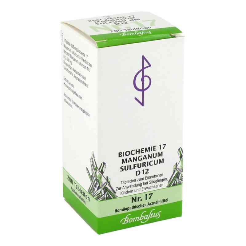 Biochemie 17 Manganum sulfuricum D12 Tabletten 200 stk von Bombastus-Werke AG PZN 04324975