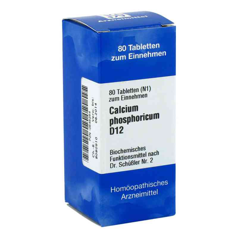 Biochemie 2 Calcium Phosphoricum D12 Tabletten 80 stk von ISO-Arzneimittel GmbH & Co. KG PZN 00545254