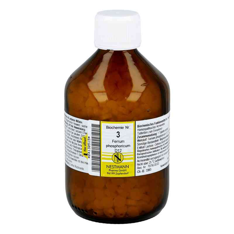 Biochemie 3 Ferrum phosphoricum D12 Tabletten 1000 stk von NESTMANN Pharma GmbH PZN 04130515