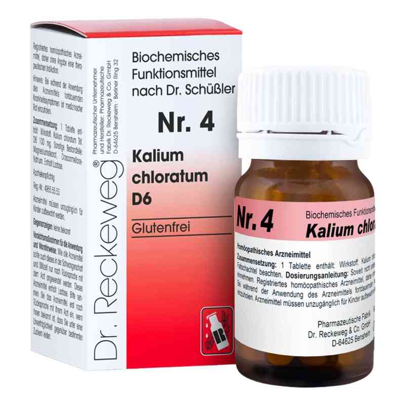 Biochemie 4 Kalium chloratum D6 Tabletten 200 stk von Dr.RECKEWEG & Co. GmbH PZN 03886599