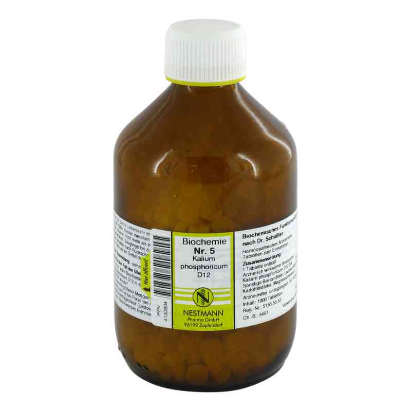 Biochemie 5 Kalium phosphoricum D12 Tabletten 1000 stk von NESTMANN Pharma GmbH PZN 04130604