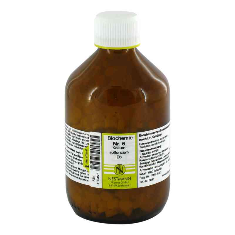 Biochemie 6 Kalium sulfuricum D6 Tabletten 1000 stk von NESTMANN Pharma GmbH PZN 04130627