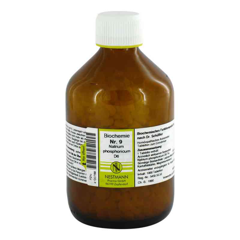 Biochemie 9 Natrium phosphoricum D6 Tabletten 1000 stk von NESTMANN Pharma GmbH PZN 04130768