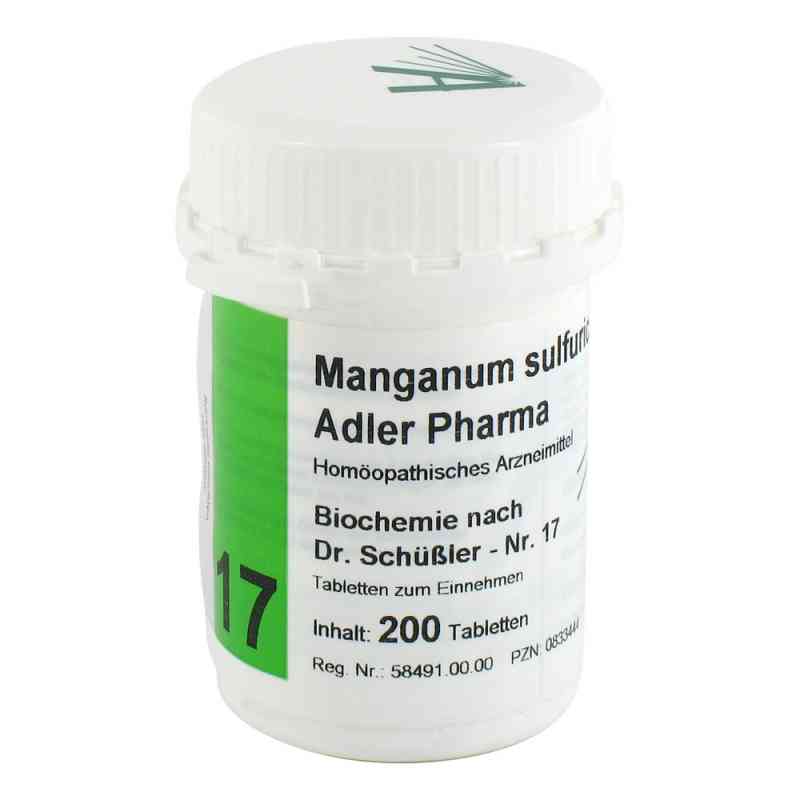 Biochemie Adler 17 Manganum sulf.D12 Ad.p. Tabletten 200 stk von Adler Pharma Produktion und Vert PZN 00833444