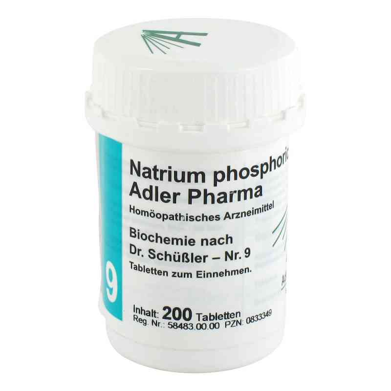 Biochemie Adler 9 Natrium phosphoricum D 6 Adl.ph. Tabletten  200 stk von Adler Pharma Produktion und Vert PZN 00833349