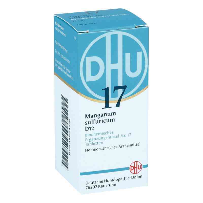Biochemie Dhu 17 Manganum sulfuricum D12 Tabletten 80 stk von DHU-Arzneimittel GmbH & Co. KG PZN 00275228