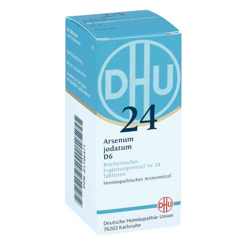 Biochemie Dhu 24 Arsenum jodatum D6 Tabletten 80 stk von DHU-Arzneimittel GmbH & Co. KG PZN 01196471