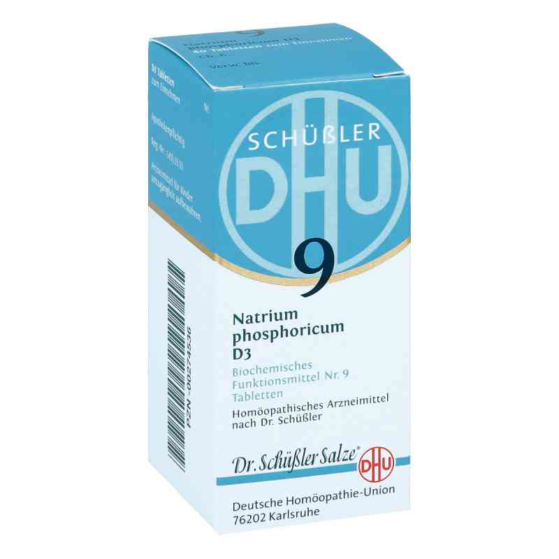 Biochemie Dhu 9 Natrium phosph. D3 Tabletten 80 stk von DHU-Arzneimittel GmbH & Co. KG PZN 00274536