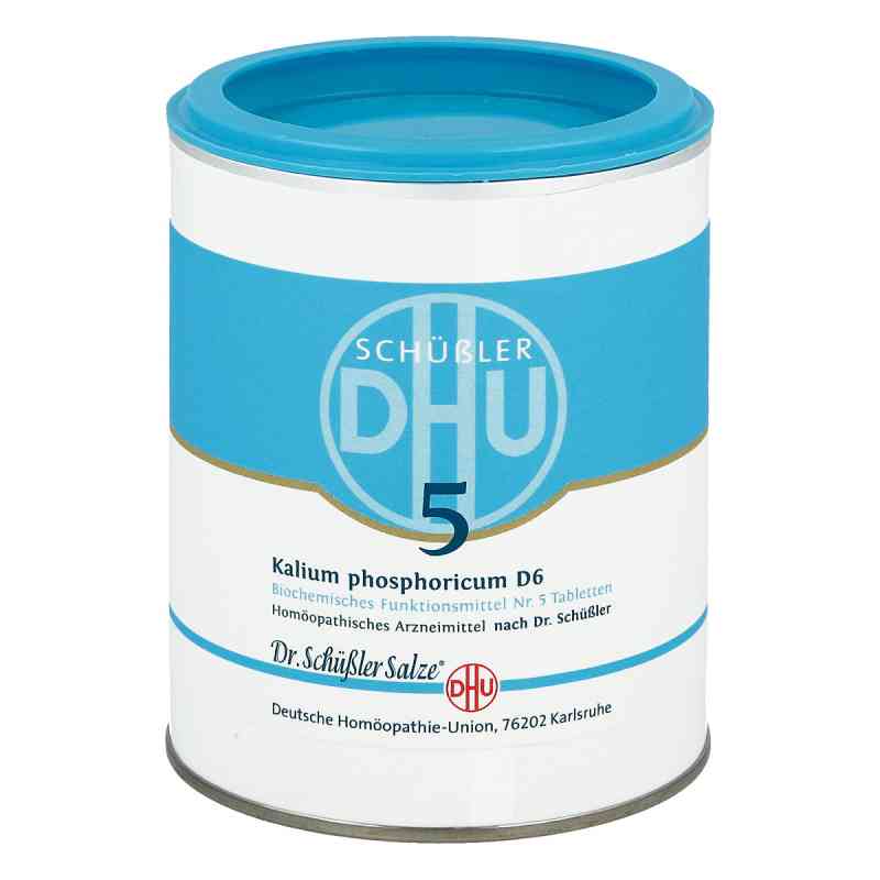 Biochemie DHU Schüßler Salz Nummer 5 Kalium phosphoricum D6 1000 stk von DHU-Arzneimittel GmbH & Co. KG PZN 00274186