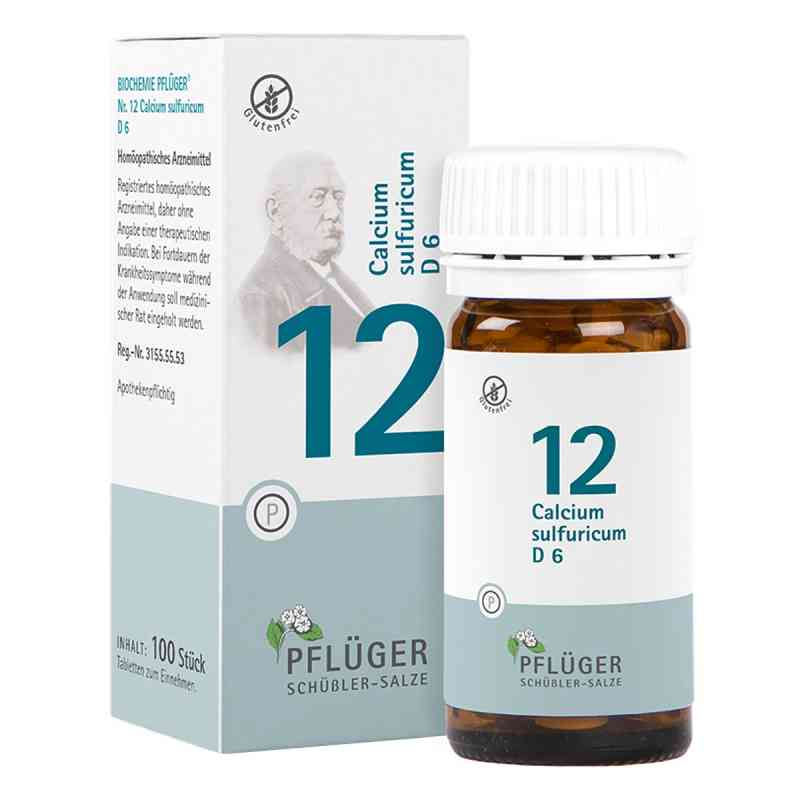Biochemie Pflüger 12 Calcium Sulfur D6 Tabletten 100 stk von Homöopathisches Laboratorium Alexander Pflüger Gmb PZN 06320148