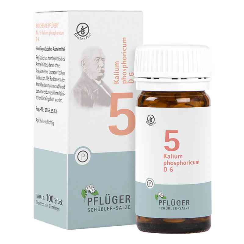Biochemie Pflüger 5 Kalium phosphoricum D6 Tabletten 100 stk von Homöopathisches Laboratorium Alexander Pflüger Gmb PZN 06319180