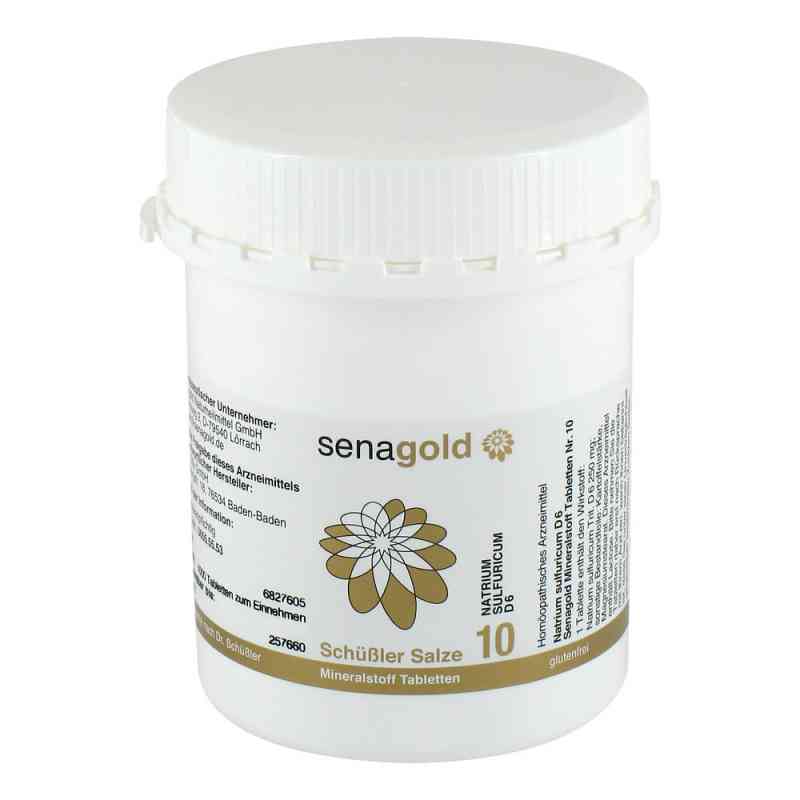 Biochemie Senagold 10 Natrium sulfuricum D6 Tabletten 1000 stk von Senagold Naturheilmittel GmbH PZN 06827605