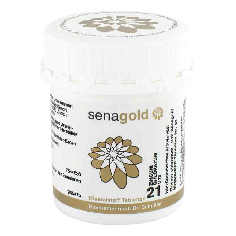 Biochemie Senagold 21 Zincum chloratum D12 Tabletten 400 stk von Senagold Naturheilmittel GmbH PZN 07544536