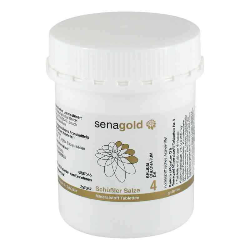 Biochemie Senagold 4 Kalium chloratum D6 Tabletten 1000 stk von Senagold Naturheilmittel GmbH PZN 06827545