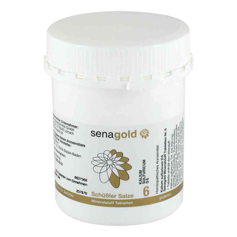 Biochemie Senagold 6 Kalium sulfuricum D6 Tabletten 1000 stk von Senagold Naturheilmittel GmbH PZN 06827568