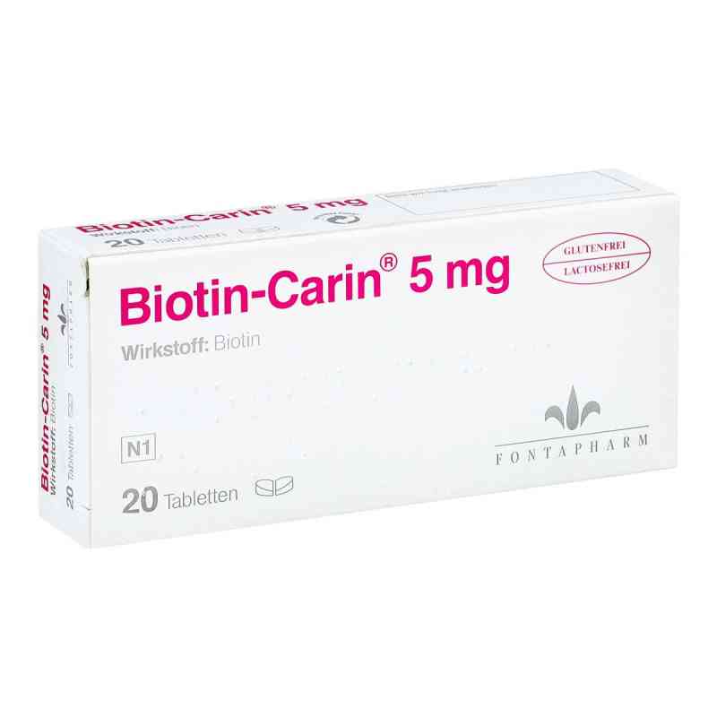 Biotin-carin 5 mg Tabletten 20 stk von Fontapharm AG PZN 01711915