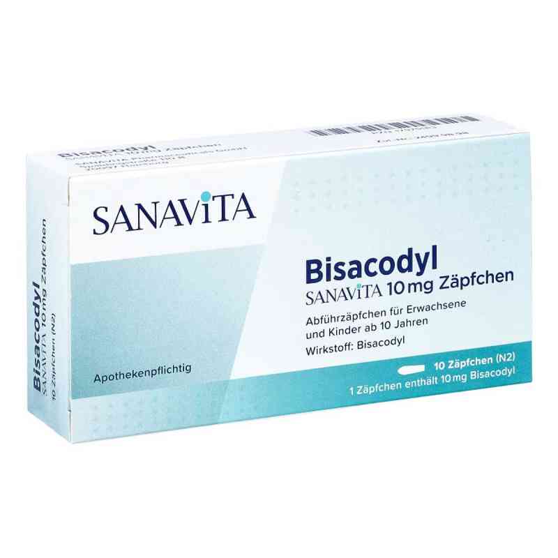Bisacodyl Sanavita 10 Mg Zäpfchen 10 stk von SANAVITA Pharmaceuticals GmbH PZN 17975183