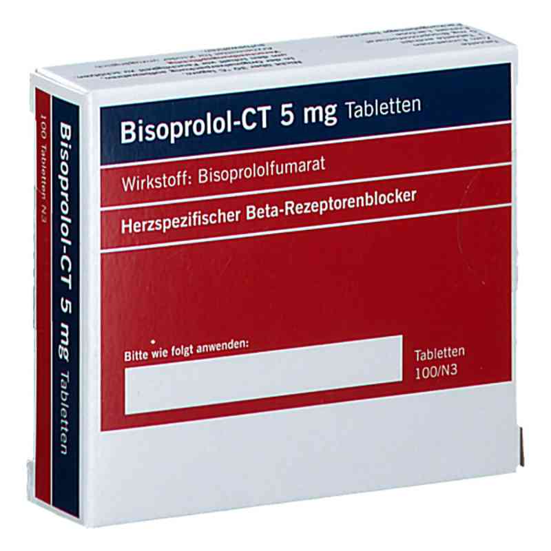Bisoprolol-CT 5mg 100 stk von AbZ Pharma GmbH PZN 02542314