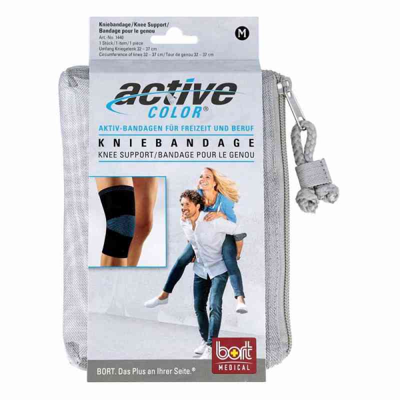 Bort Activecolor Kniebandage medium schwarz 1 stk von Bort GmbH PZN 06914675