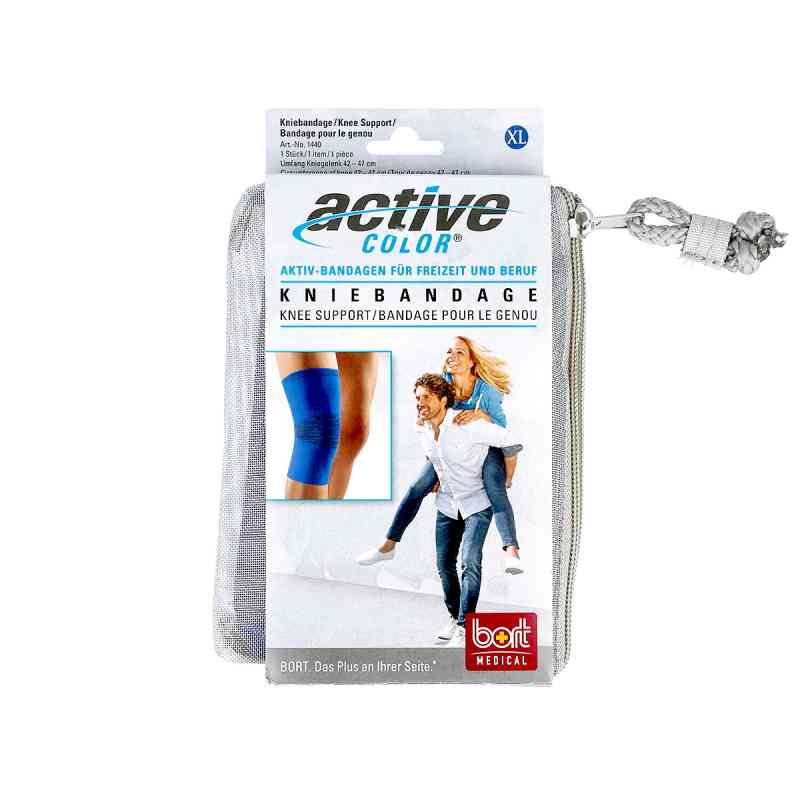 Bort Activecolor Kniebandage x-large blau 1 stk von Bort GmbH PZN 06914557