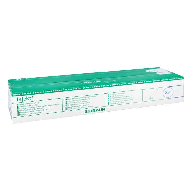 Braun Injekt Spritzen mit zentr. Konus Luer 100X2 ml von B. Braun Melsungen AG PZN 02057895