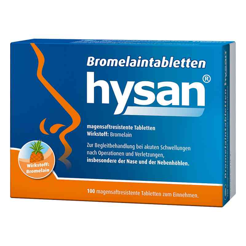 Bromelain Tabletten hysan magensaftresistent Tabletten 100 stk von URSAPHARM Arzneimittel GmbH PZN 09246168