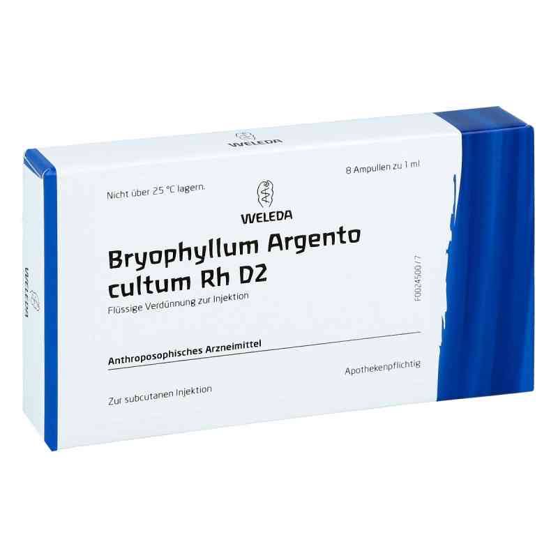Bryophyllum Argento Cultum Rh D2 Ampullen 8X1 ml von WELEDA AG PZN 01618015