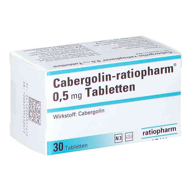 Cabergolin-ratiopharm 0,5mg 30 stk von ratiopharm GmbH PZN 00291747