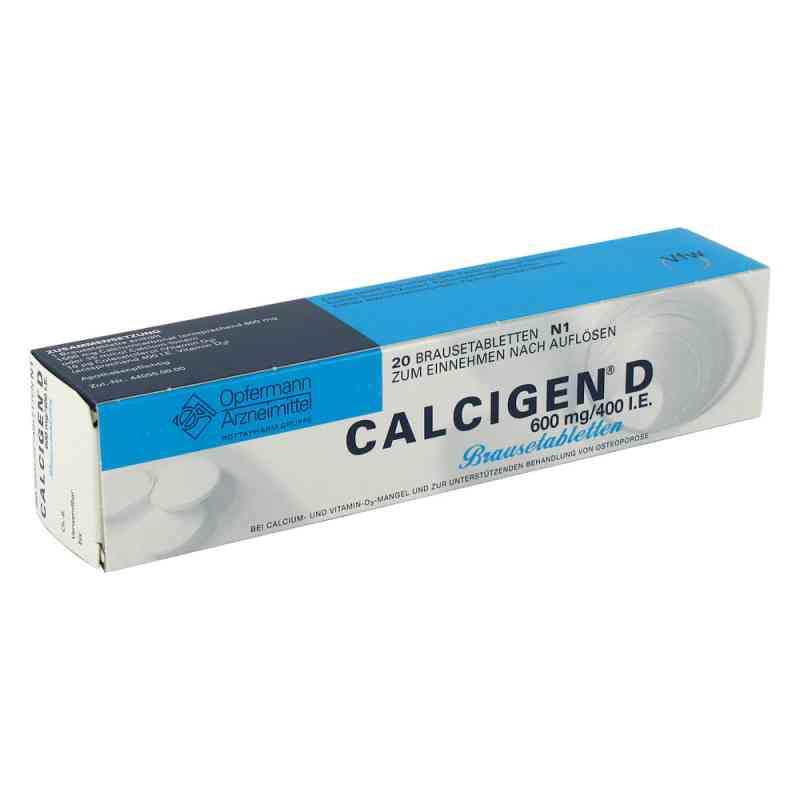 CALCIGEN D 600mg/400 internationale Einheiten 20 stk von MEDA Pharma GmbH & Co.KG PZN 01518704
