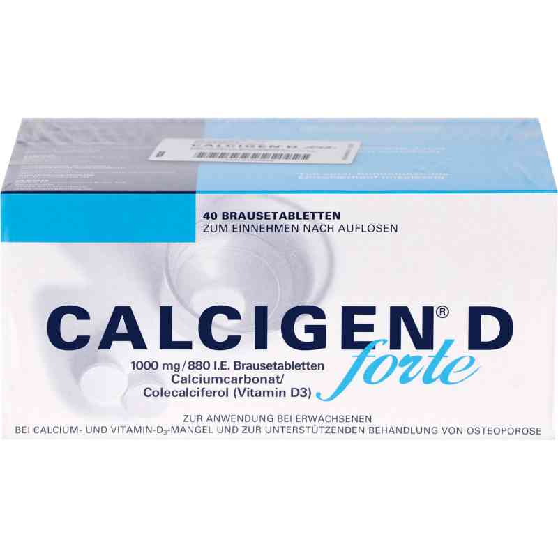 Calcigen D forte 1000 mg/880 I.e. Brausetabletten 120 stk von Cooper Consumer Health Deutschland GmbH PZN 07770020