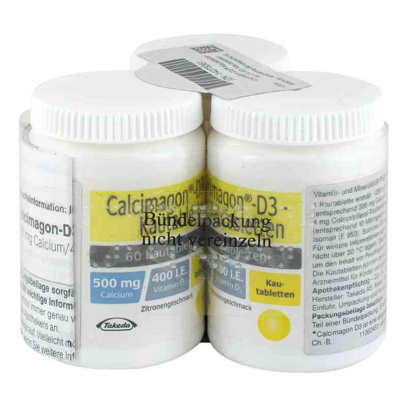 Calcimagon D3 Kautabletten 180 stk von kohlpharma GmbH PZN 14273351