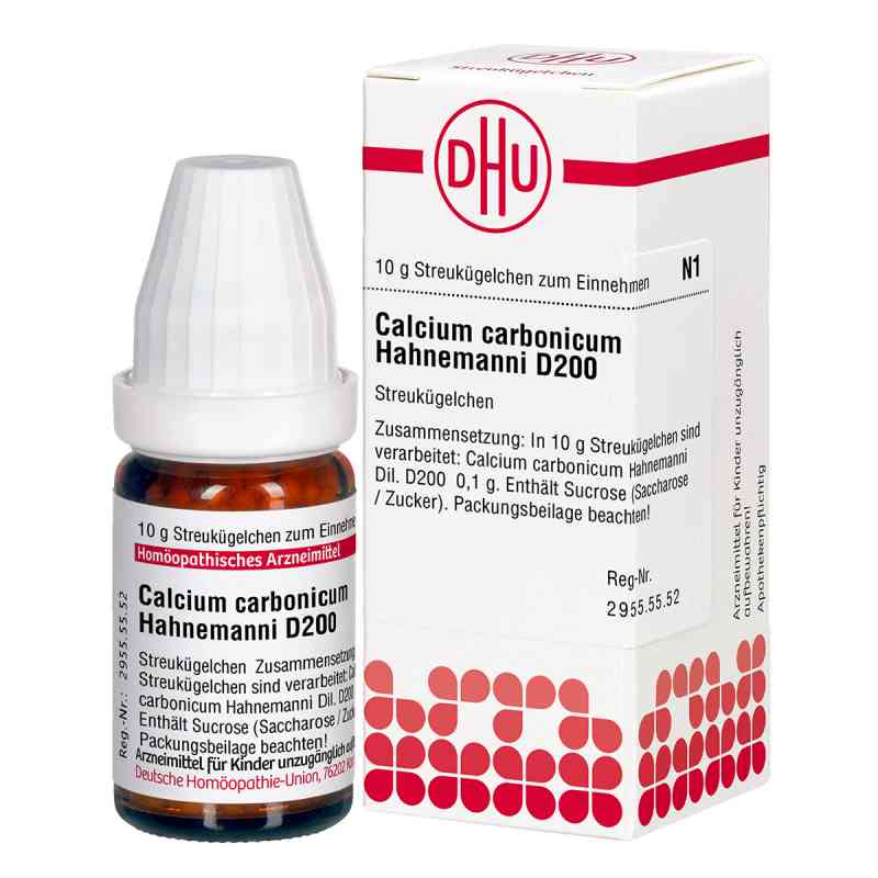 Calcium Carbonicum D 200 Globuli Hahnemanni 10 g von DHU-Arzneimittel GmbH & Co. KG PZN 01762108