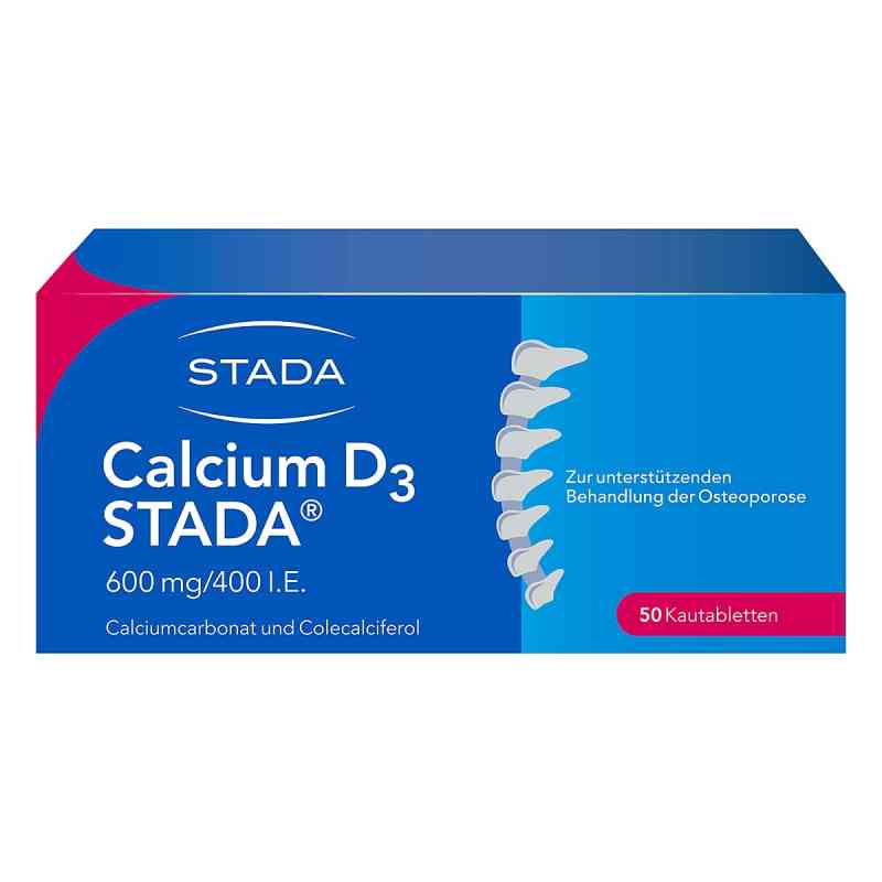 Calcium D3 STADA 600 mg / 400 i.E. - zur unterstützenden Behandl 50 stk von STADA Consumer Health Deutschlan PZN 00574505