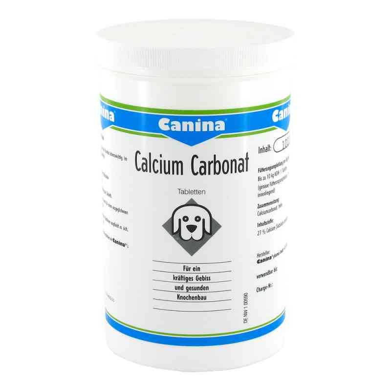Calciumcarbonat Tabletten veterinär 1000 g von Canina pharma GmbH PZN 03345610