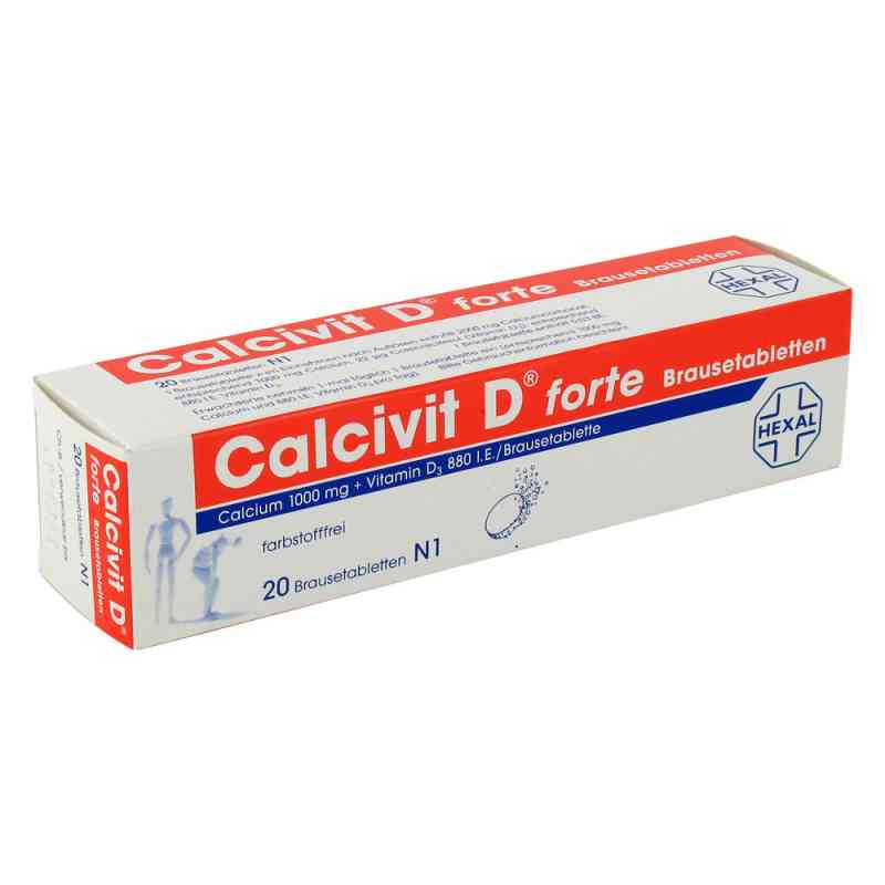Calcivit D forte 1000mg/880 internationale Einheiten 20 stk von CHEPLAPHARM Arzneimittel GmbH PZN 01416493