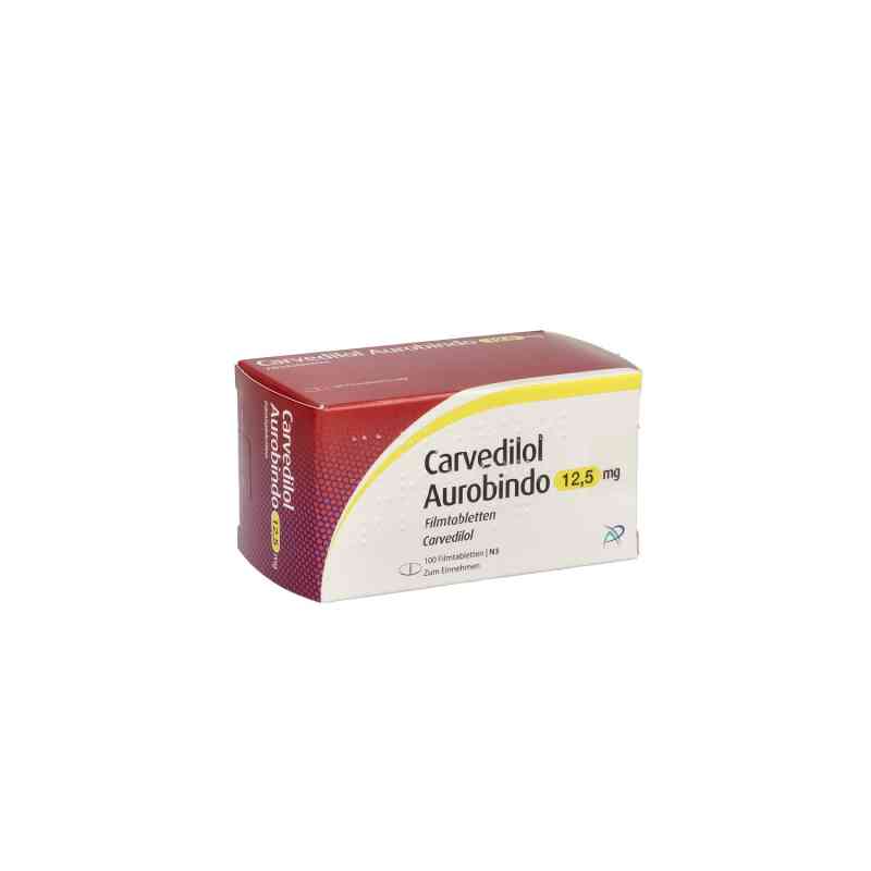 Carvedilol Aurobindo 12,5mg 100 stk von PUREN Pharma GmbH & Co. KG PZN 02592594