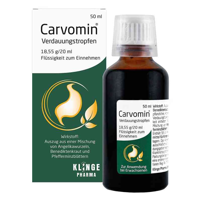 Carvomin Verdauungstropfen 50 ml von Klinge Pharma GmbH PZN 02470520