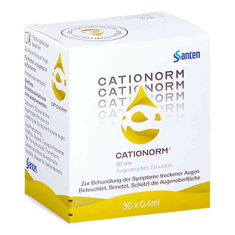 Cationorm Sd sine Einzeldosispipetten 30X0.4 ml von Santen GmbH PZN 09617771