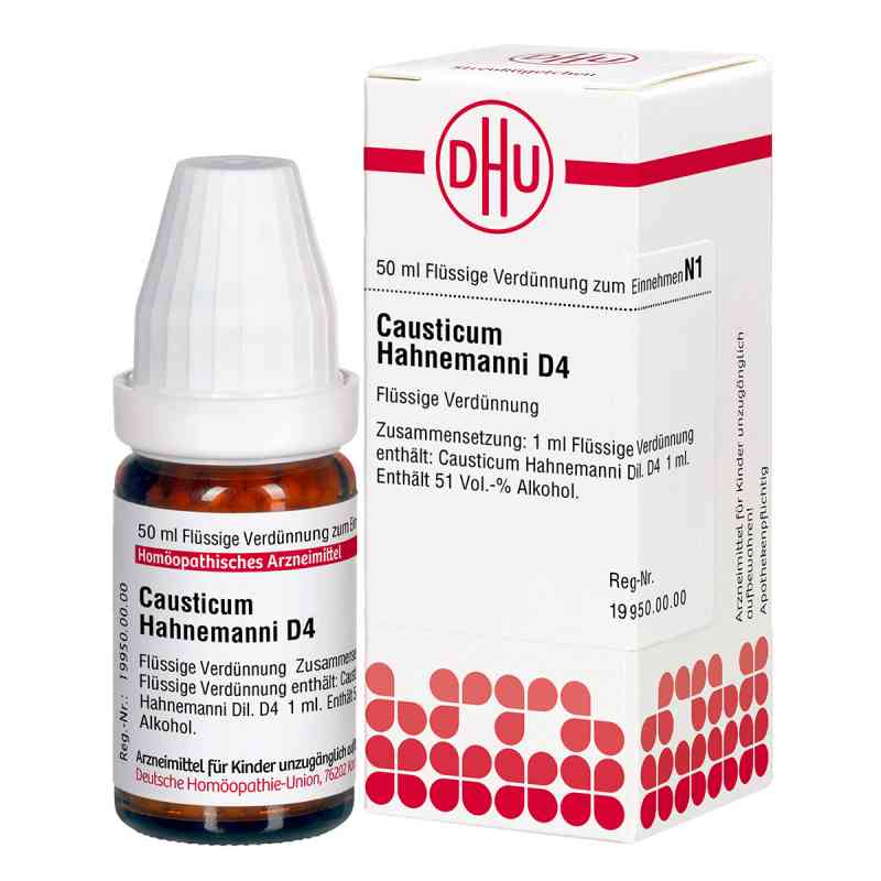 Causticum Hahnemanni D4 Dilution 50 ml von DHU-Arzneimittel GmbH & Co. KG PZN 02112269