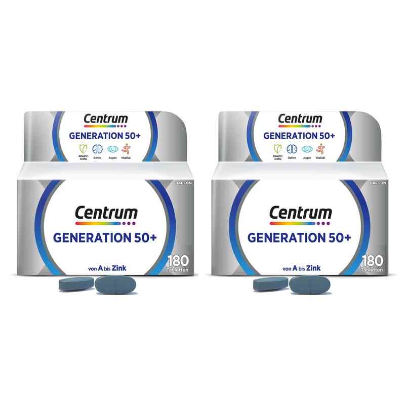 Centrum Generation 50+ 2x180 stk von Haleon Germany GmbH PZN 08102242