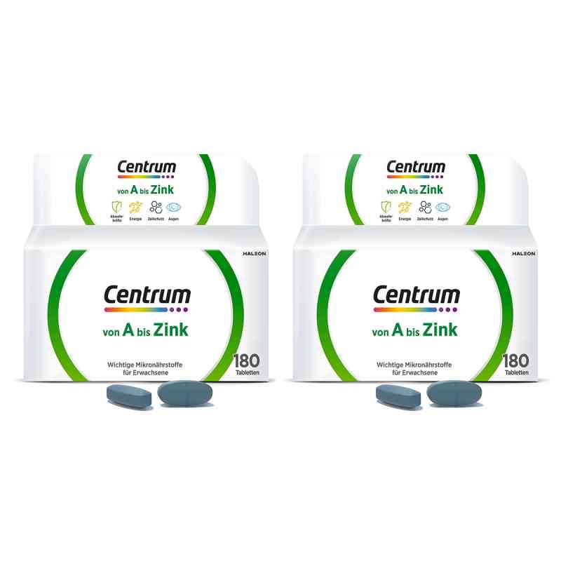 Centrum Von A bis Zink 2x180 stk von Haleon Germany GmbH PZN 08102243