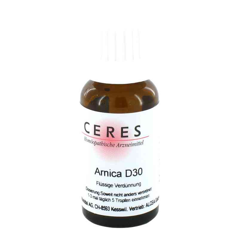 Ceres Arnica D30 Dilution 20 ml von CERES Heilmittel GmbH PZN 00745272