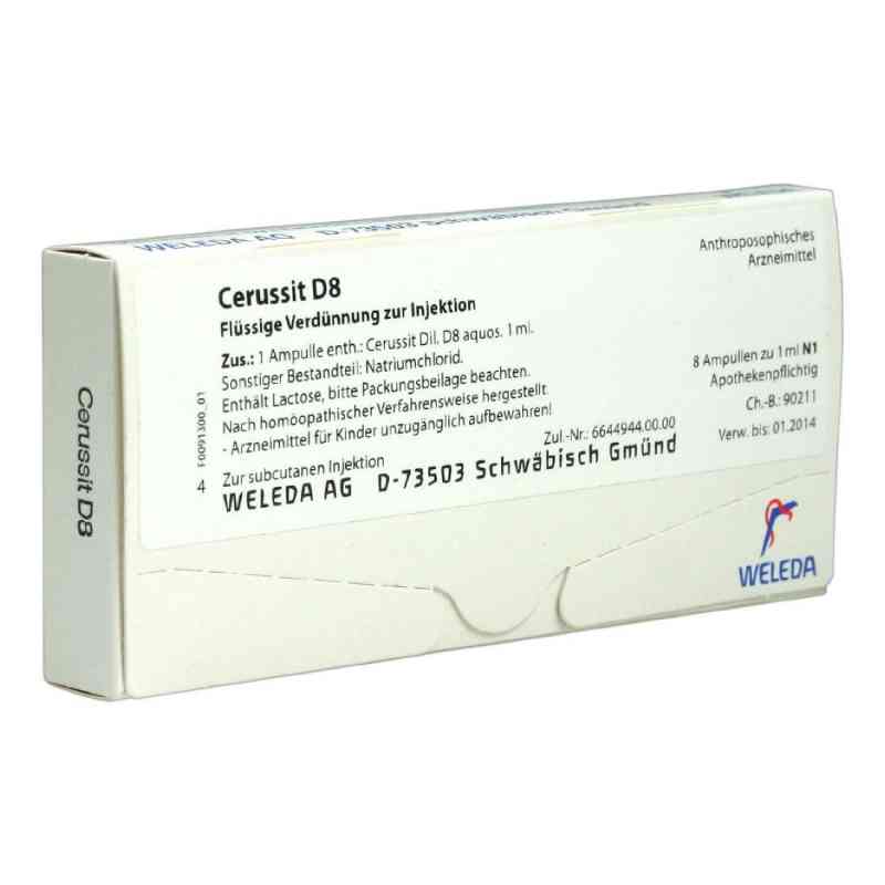 Cerussit D8 Ampullen 8X1 ml von WELEDA AG PZN 01620503